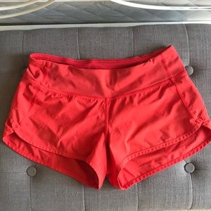 Lululemon Speed Up shorts